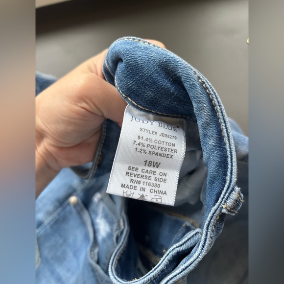TWO Judy Blue Skinny Fit Jeans- 18W - Picture 15 of 15